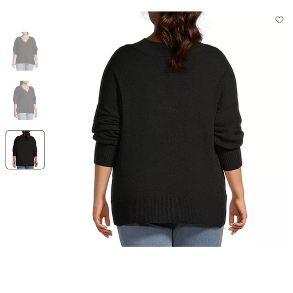 ❌SOLD❌a.n.a Womens V Neck Long Sleeve Pullover Sweater - Picture 3 of 6